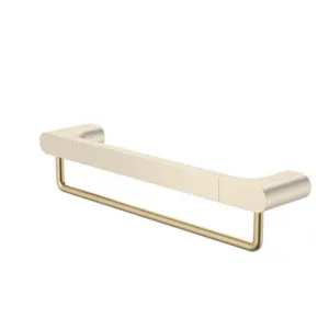 Urbane II Universal Rail 400 And Towel Rail Set | Made From Brushed Brass By Caroma by Caroma, a Bathroom Accessories for sale on Style Sourcebook