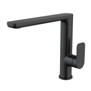 Luna II Sink Mixer | Made From Brass In Black By Caroma by Caroma, a Kitchen Taps & Mixers for sale on Style Sourcebook