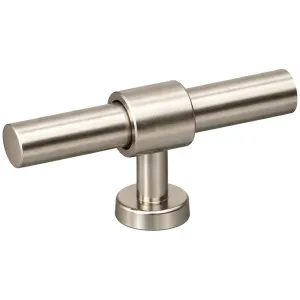 Turner Hastings Arla Fanetta T-Bar Cabinetry Handle - Brushed Nickel FA75CB-BN by Turner Hastings, a Bathroom Storage Cabinets for sale on Style Sourcebook