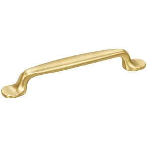 Turner Hastings Arla Tutto 128mm Cabinetry Handle - Brushed Brass TU128CB-BB by Turner Hastings, a Bathroom Storage Cabinets for sale on Style Sourcebook