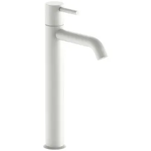 Fantini Nostromo Pin Lever Tall Basin Mixer - Matte White 5029E806WFZ by Fantini, a Kitchen Taps & Mixers for sale on Style Sourcebook