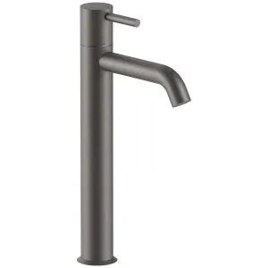 Fantini Nostromo Pin Lever Tall Basin Mixer - Matte Gun Metal PVD 50P5E806WFZ by Fantini, a Kitchen Taps & Mixers for sale on Style Sourcebook