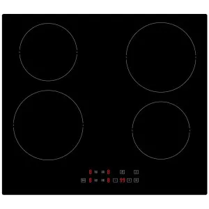 Whirlpool 60cm 4 Zone Ceramic Cooktop with Touch Control-Black WRT6140AUS by Whirlpool, a Cooktops for sale on Style Sourcebook