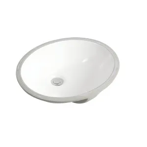 BT Arial Oval Undermount Basin NTH Gloss White 465x385 by BEAUMONTS, a Basins for sale on Style Sourcebook