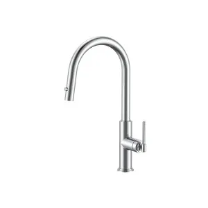 Manhattan Pull Out Sink Mixer Chrome by Haus25, a Kitchen Taps & Mixers for sale on Style Sourcebook
