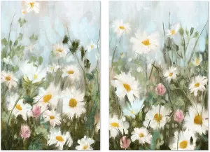 Field Of Daisies, Style A & B, Set Of 2 by Gioia Wall Art, a Prints for sale on Style Sourcebook