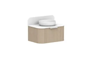 Flo 750 Centre Bowl Vanity, Coastal Oak by ADP, a Vanities for sale on Style Sourcebook