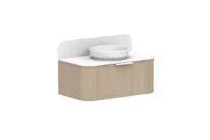 Flo 900 Centre Bowl Vanity, Coastal Oak by ADP, a Vanities for sale on Style Sourcebook