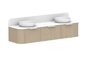 Flo 1800 Double Bowl Vanity, Coastal Oak by ADP, a Vanities for sale on Style Sourcebook