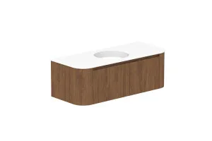 Surry 1200 Wall Hung Centre Bowl, Wall Hung, Florentine Walnut, Matte Ceramic by ADP, a Vanities for sale on Style Sourcebook