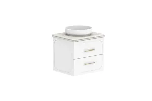 Madden 600 Wall Hung Centre Bowl, Matte White by ADP, a Vanities for sale on Style Sourcebook