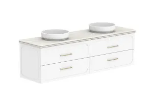 Madden 1800 Wall Hung Double Bowl, Matte White by ADP, a Vanities for sale on Style Sourcebook