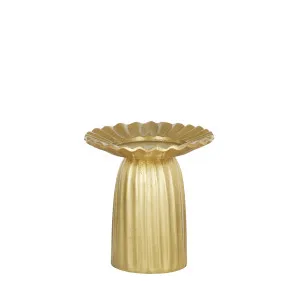 Ilona Metal Gold Small Candle Holder by Coast to Coast, a Candle Holders for sale on Style Sourcebook