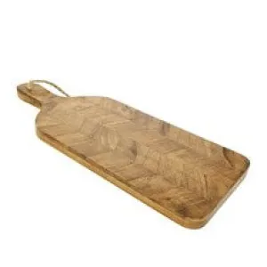 J. Elliot Tyrone Serving Board Natural Rectangle 60x25cm by J Elliot, a Platters & Serving Boards for sale on Style Sourcebook