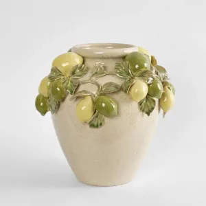 Amalfi Lemon Vase Small by Florabelle Living, a Vases & Jars for sale on Style Sourcebook