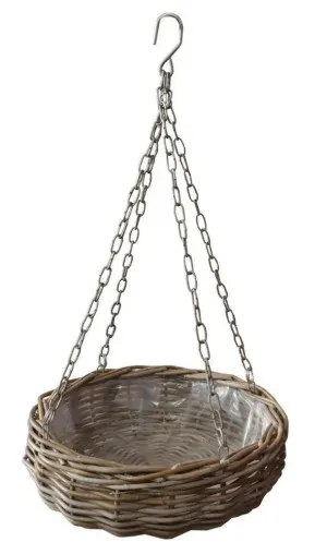 Elda Rattan Hanging Basket Small Natural by Florabelle Living, a Plants for sale on Style Sourcebook