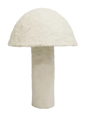 Mushroom Table Lamp Paper Mache Off White 45CM by Robert Mark, a Lamps for sale on Style Sourcebook