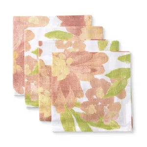 Set/4 Rosie Large Floral Napkins 45X45CM by Madras Link, a Napkins for sale on Style Sourcebook