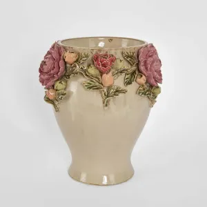 Blume Vase Pink & Cream ETA 24/03/2026 by Florabelle Living, a Vases & Jars for sale on Style Sourcebook