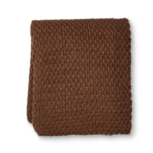 Jarah Chocolate Thick Knitted Throw 140cmx175cm by Madras Link, a Throws for sale on Style Sourcebook