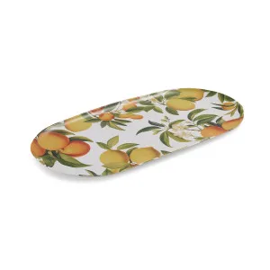 Citrus Grove Melamine Oval Platter 48xw24x2cm by Madras Link, a Platters & Serving Boards for sale on Style Sourcebook