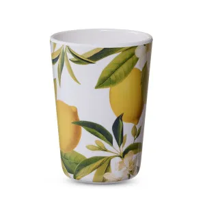 Set/4 Citrus Grove Lemon Melamine Tumblers by Madras Link, a Cups & Mugs for sale on Style Sourcebook