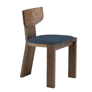 De La Espada Vega B Dining Chair - Danish Oiled Walnut and Sunniva 0783 Upholstery 171YDOWSUNNIVA0783 by De La Espada, a Chairs for sale on Style Sourcebook