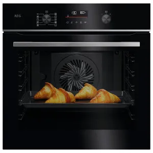 AEG 60cm Pyrolytic Oven with SteamBake Black OA5PB41ABE by AEG, a Ovens for sale on Style Sourcebook