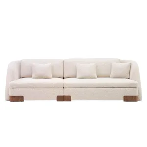 De La Espada Albireo Sofa - Danish Oiled Walnut and Elle 220 upholstery 01R-DOWELLE220 by De La Espada, a Sofas for sale on Style Sourcebook