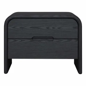 Paris Bedside Table in Black Oak by OZ Design, a Bedside Tables for sale on Style Sourcebook