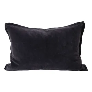 Evelyn Feather Fill Cushion 60x40cm in Midnight by OZ Design, a Cushions, Decorative Pillows for sale on Style Sourcebook
