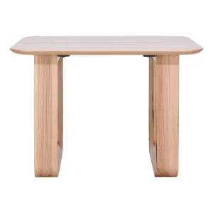 Suffolk Side Table 65cm in High Feature Messmate by OZ Design, a Side Table for sale on Style Sourcebook