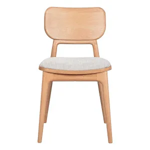 Austin Dining Chair in Belfast Beige / Clear Lacquer by OZ Design, a Dining Chairs for sale on Style Sourcebook
