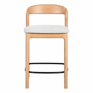 Aruba Bar Chair in Milan Natural / Clear Lacquer by OZ Design, a Bar Stools for sale on Style Sourcebook