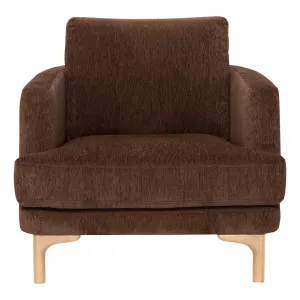 Theo Occasional Chair in Austin Chocolate / Clear by OZ Design, a Chairs for sale on Style Sourcebook