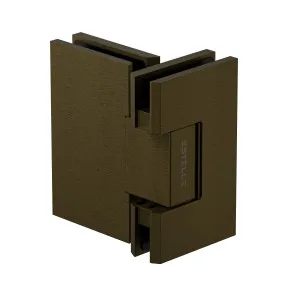 Statesman Glass to Glass 180 Degree Hinge Antique Brass by Estelle, a Shower Hinges for sale on Style Sourcebook