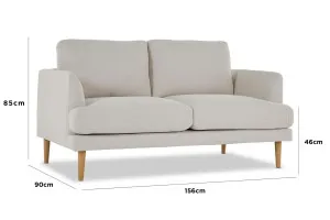 Alice 2 Seat Sofa, Jazz Grey, by Lounge Lovers by Lounge Lovers, a Sofas for sale on Style Sourcebook