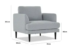 Alice Armchair, Como Natural, by Lounge Lovers by Lounge Lovers, a Chairs for sale on Style Sourcebook