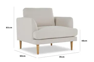 Alice Armchair, Grey, by Lounge Lovers by Lounge Lovers, a Chairs for sale on Style Sourcebook