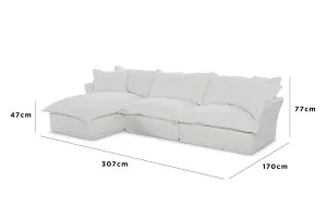 Toorak Left Chaise Sofa, Florence Green, by Lounge Lovers by Lounge Lovers, a Sofas for sale on Style Sourcebook