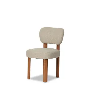 Coco Dining Chair - Set of Four Bundle - Cream/Walnut - Mocka by Mocka., a Dining Chairs for sale on Style Sourcebook