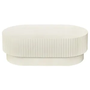 Avery Oval Coffee Table - Ivory by CAFE Lighting & Living, a Coffee Table for sale on Style Sourcebook