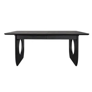 Harrington Oak Desk - Black by CAFE Lighting & Living, a Desks for sale on Style Sourcebook