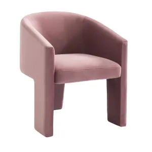Kylie Dining Chair - Dusty Rose by CAFE Lighting & Living, a Dining Chairs for sale on Style Sourcebook