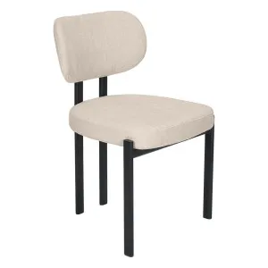 Stuart Dining Chair - Natural Chenille by CAFE Lighting & Living, a Dining Chairs for sale on Style Sourcebook