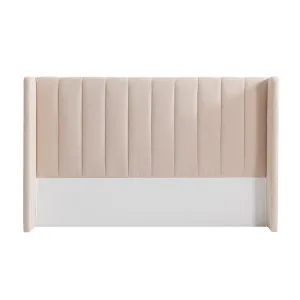 Central Park King Bedhead - Fawn Linen by CAFE Lighting & Living, a Bed Heads for sale on Style Sourcebook