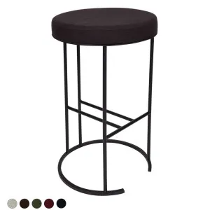 Blackley Black Iron Kitchen Stool Range by CAFE Lighting & Living, a Bar Stools for sale on Style Sourcebook