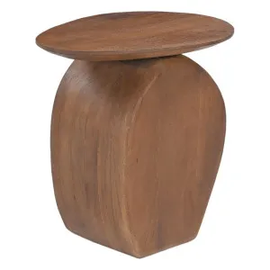 Harte Side Table - Walnut by CAFE Lighting & Living, a Side Table for sale on Style Sourcebook