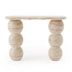 Valdor Signature Concrete Console Table in Travertine by Luxo Furniture, a Console Table for sale on Style Sourcebook