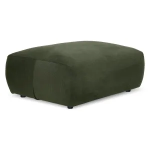 Ravo Slipcover Modular Fabric Ottoman in Olive Green by Luxo Furniture, a Stools for sale on Style Sourcebook